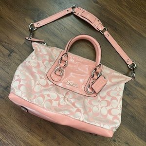 Pink Coach Purse